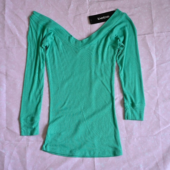 Bebe Logo Knit Top – Size XS 🔥🖤 - Picture 2 of 3